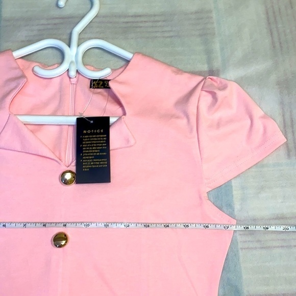 🌸 Delicate Pink 🌸 like a cake 🎂 summer dress Made in Korea 🌸 - Picture 4 of 10